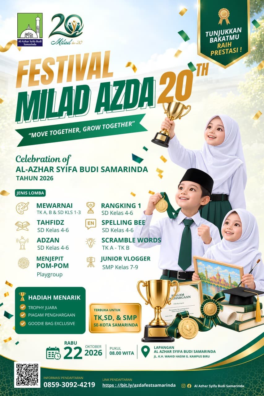 🎉 *FESTIVAL MILAD AZDA KE-20* 🎉